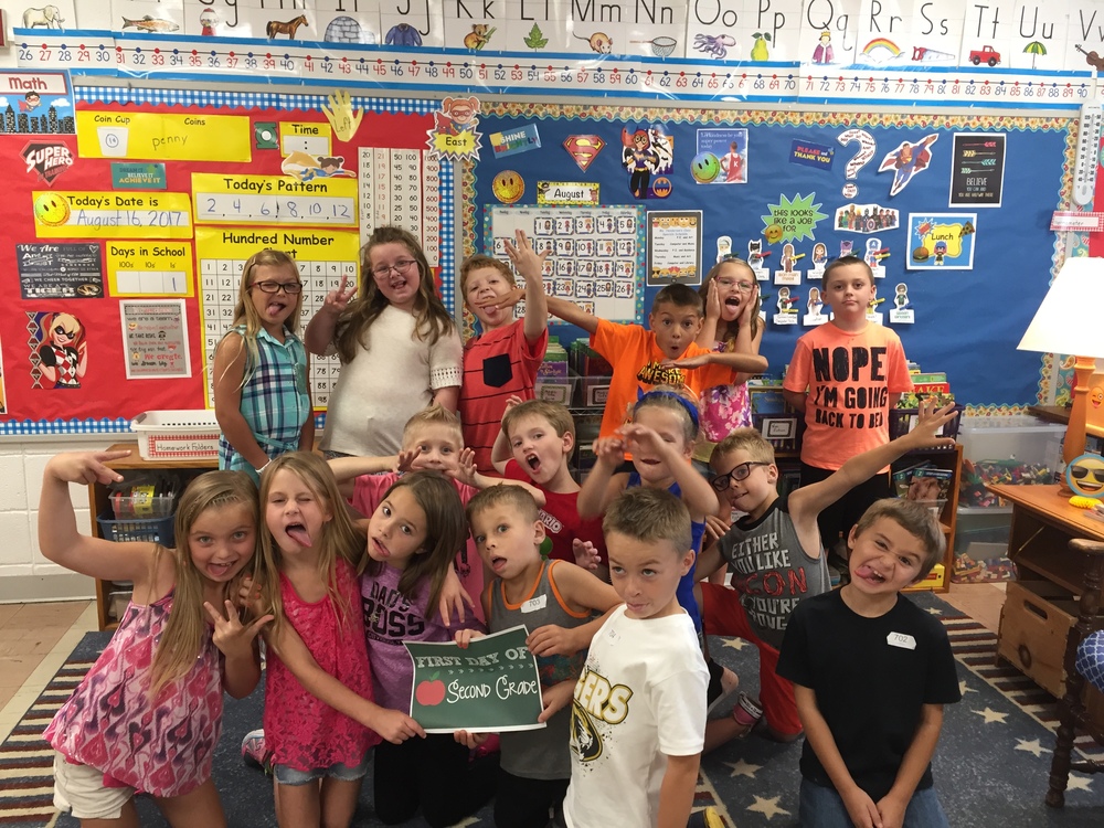 First Day of Second Grade!