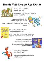 Rushville Elementary Book Fair Dress Up Days