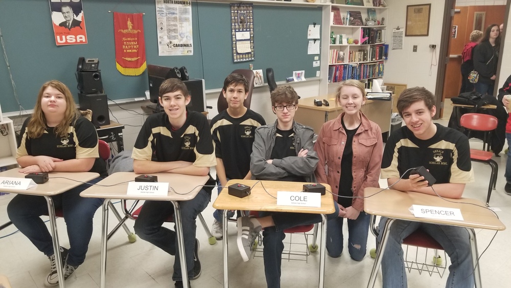 High School Scholar Bowl team competes in the Northwest Invitational