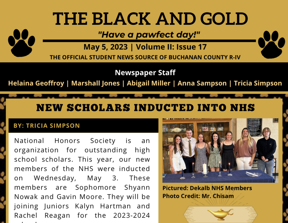 The Black and Gold: May 5, 2023