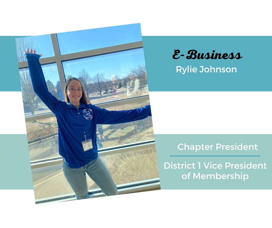 E Business and District 1 VP of Membership