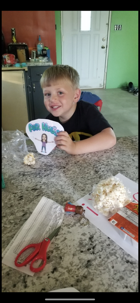 Eating popcorn balls (made by Mrs. Crockett’s grandma) 